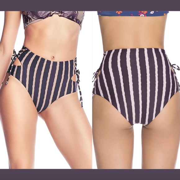 NWT‎ $70 Maaji Acai Smoothie High Waist Bikini Bottoms [ SZ Small ] - Picture 1 of 12